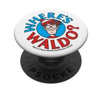 Where’s Waldo Logo and Classic Pose Front & Back PopSockets PopGrip Adhesivo