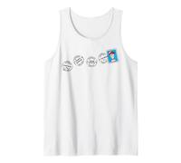 Where’s Waldo The Beach Scene Front & Back Camiseta sin Mangas
