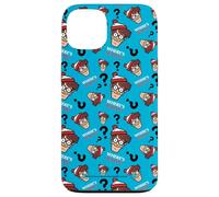 Where’s Wally Faces and Question Marks All-Over Print Carcasa para iPhone 13