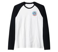 Where’s Wally Logo and Back Pose Front & Back Camiseta Manga Raglan