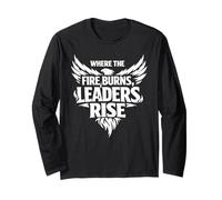 Where The Fire Burns Leaders Rise Scouting Campfire Camping Manga Larga