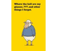 Where the hell are my glasses..??..and other things I forgot.