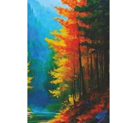 Where the River Listens (Hardcover Edition): A Lined Art Journal Inspired by Forest Light and Flowing Water in Montana