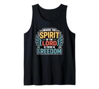 Where The Spirit of The Lord Is There Is Freedom Camiseta sin Mangas