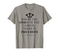 Where The Spirit of The Lord is There is Freedom Christian Camiseta