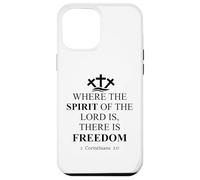 Where The Spirit of The Lord is There is Freedom Christian Carcasa para iPhone 12 Pro MAX