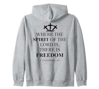 Where The Spirit of The Lord is There is Freedom Christian Sudadera con Capucha