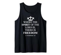 Where The Spirit of The Lord is There's Freedom US Christian Camiseta sin Mangas
