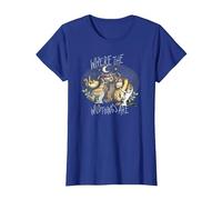 Where The Wild Things Are Group Camiseta, Mujer, Azul Real, S