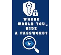 Where would you hide a password?: Alphabetical Password Log Book with Visual A-Z Tabs: Internet Address and Login Keeper with Notes Section to Outsmart Hackers and Manage Password Overload