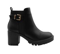 Where's That From - Botas a los Tobillos de PU Polipiel Kali Tacones Medios para