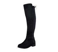 Where's That From Botas de Ante Diem Tacones Bajos para Mujer (WM448)