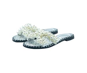 Where's That From Chanclas Eve Diseño Perla para Mujer (WM101)