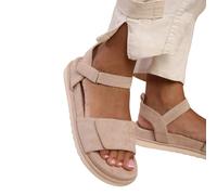 Where's That From Sandalias de Ante Corfu para Mujer (WM421)
