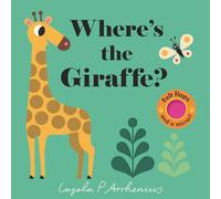 Where's the Giraffe?: (An Interactive, Sensory Lift-The-Flap Book with Felt Flaps and a Mirror for Babies & Toddlers. Friendly Jungle Animals Include a Lion, Elephant, & Crocodile.)
