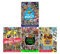 Where's the Poo...? Search and Find Collection 4 Books Set by Alex Hunter (Where's the Poo?, Where's the Animal Poo?, Where's the Pirate Poo?, Where's the Spooky Poo?)