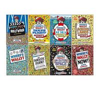 Where's Wally Amazing Adventures and Activities Juego de colección de 8 libros (¿Dónde está Wally, ahora?, El viaje fantástico, en Hollywood, en el espacio exterior, en el mar, a través de tierras y