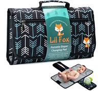 Whew Lil Fox - Cambiador portátil para mamás, padres y bebés, con una sola mano, impermeable, portátil, color verde
