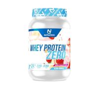 Whey Protein Zero 2kg Nutratech | 80% proteína | 0% azúcares | Baja en grasas | Fabricado en España | Deliciosos sabores | (Fresa Platano)
