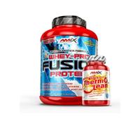 Amix Proteína Whey Pure Fusion 2,3 kg – Isolada con Splenda, con L-glutamina – Chocolate
