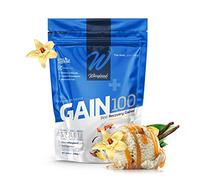 WHEYLAND Gain100 - Premium Source Best Recovery Gainer 1500 Gr Vainilla Madagascar Ganador de Peso Masa Muscular Suplemento de Reemplazo de Comida