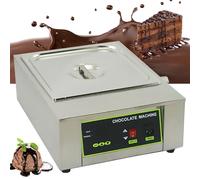 WhFKLca Maquina para Derretir Chocolate EléCtrica Comercial | MáQuina Profesional De Templado De Chocolate con Control Digital | Capacidad De 8/12 Kg | 0-194 ℉ Ajustable | 1000 W 1-Tank