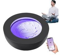 WhFKLca Mesa De Arena Magnética con Bola, 7 LED De Colores Y 19 Patrones, Control por App, Ideal para El Hogar, La Meditación, La Relajación Y El Alivio del Estrés,para Amantes del Zen