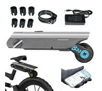 WhFKLca Potenciador De Bicicleta, Alcance De hasta 50 Km, Kit De ConversióN De Bicicleta EléCtrica para Bicicleta De MontañA Y Carretera, InstalacióN Sin Herramientas En 30 Segundos. Blue