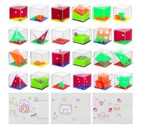 WHHVCTY Pack de 24 cubos de rompecabezas para cumpleaños infantiles, regalos de invitados, regalos de cumpleaños para invitados de infantes, regalos para después de fiesta, regalos para la piñata
