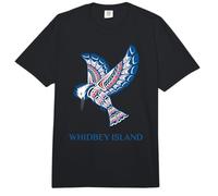 Whidbey Island Washington Kingfisher pájaro Nativo Americano Comfort Colors Adult Heavyweight T-Shirt
