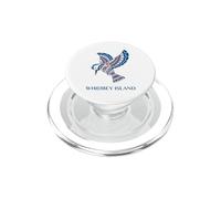 Whidbey Island Washington Kingfisher pájaro Nativo Americano PopSockets PopGrip para MagSafe