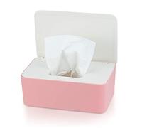 Whiidoom Toallitas de gran capacidad Dispensador de toallitas con tapa Toallitas Estuches Caja Titular de pañuelos para el Hogar Baño Cocina (Color 2)