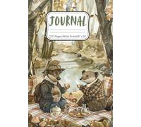 Whimsical Animal Journal Notebook: Cute animals perfect for school. Journal writing, notes, or a gift of love for adults, teens, and kids: Wide lined, ... cover, 6” x 9”, 120 high quality paper pages