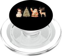 Whimsical Christmas Friends - Santa, Snowman, Tree, Reindeer PopSockets PopGrip para MagSafe