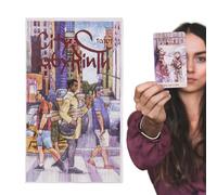 Whimsical City Laberinth Tarot Deck, Fortune Telling Game, Oracle Card Set