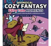 Whimsical Cozy Fantasy - Fairy Tale Moments (Volume 2): Kawaii, Cute & Comfy Coloring Book In Adventure Lands