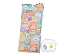 Whimsical Diary Labels - Ledger Art Kit for Fun | Character Relief Pack with Color Illustration Styles & Versatile Object Embellishment Shapes for Bottles Consoles Tablets