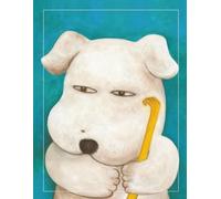 Whimsical Dog Notebook - Large 8x11” Journal with Lined Pages, Oil Painting Illustration, Cute Puppy Sketchbook for Writing, Drawing, or Gifts