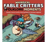 Whimsical Fable Critters: Folklore Moments: Kawaii, Cute & Comfy Coloring Book In Fantasy Legends