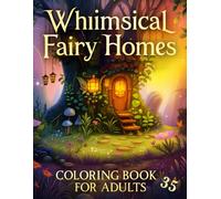 Whimsical Fairy Homes Coloring Book for Adults: 35 Delightful Fantasy House Designs to Color for Relaxation, Mindfulness, and Magical Escape