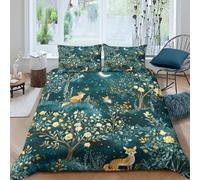 whimsical fairy tale Funda de Edredón Microfibra 3 Piezas Compuesto Impresión 3D Cierre de whimsical fairy tale Funda Edredon Fundas de Almohada Suave Antialérgica for jóvenes King（220x240cm）