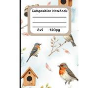 Whimsical Finch & Feathered Friends Notebook: Lined Journal with Delicate Birdhouse Patterns - 120 Pages of Nature-Inspired Creativity