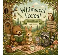 Whimsical Forest Adventures: A Cozy Woodland Colouring Book: Whimsical Forest Scenes Filled with Woodland Animals, Mushrooms, Flowers, Tree Houses & Magical Nature for Relaxation and Creativity
