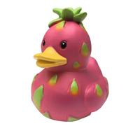 Whimsical Fruit Duck Figurines, Playful & Charming Decor, Novelty Fruit Ducks, Hand Painted Details, Lightweight Resin, Green/Red, For Farmhouse Apartment Study Bedroom Bathroom Shelf Desktop