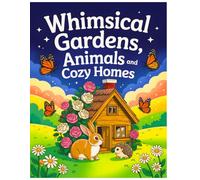Whimsical Gardens, Animals and Cozy Homes Coloring Book: A Cottagecore Coloring Journey with Enchanted Gardens, Cute Animals, and Cozy Countryside Scenes (Cottagecore Coloring Books)