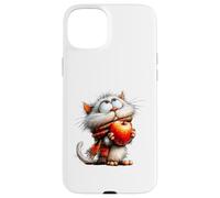 Whimsical - Gato de Navidad - Happy Time - Meowy Christmas Carcasa para iPhone 15 Plus