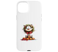 Whimsical - Gato de Navidad - Happy Time - Meowy Christmas Carcasa para iPhone 15 Plus