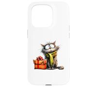 Whimsical - Gato de Navidad - Happy Time - Meowy Christmas Carcasa para iPhone 15 Pro