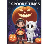 Whimsical Halloween Coloring Book: 50 Playfully Spooky Pages of Witches, Ghosts, Pumpkins, and Haunted Houses for Kids, Teens & Adults