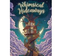 Whimsical Hideaways: Bold & Easy Coloring Book of Cozy Cottages, Secret Doors and Dreamy Surreal Worlds for Relaxing Stress Relief - Teens & Adults